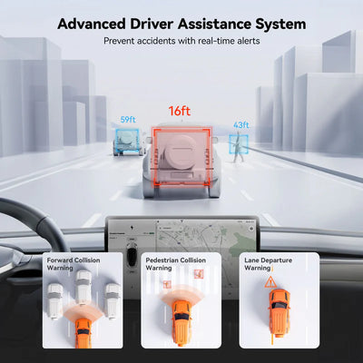 WOLFBOX G850 PRO 12" Mirror Dash Cam, 64GB, 5.8Ghz WiFi, Model G850PRO