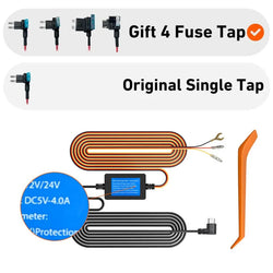 WOLFBOX Dashcam Multifunctional Hardwire Kit for G900TriPro, Model HW-4A